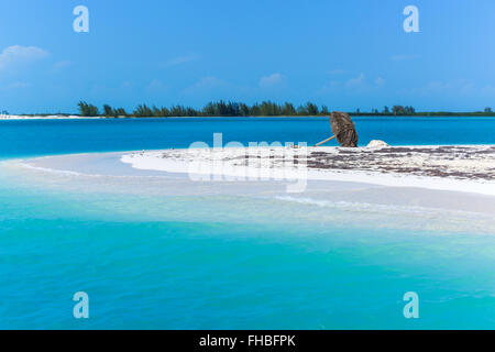 Tropischer Strand auf der Insel Cayo Largo Stockfoto