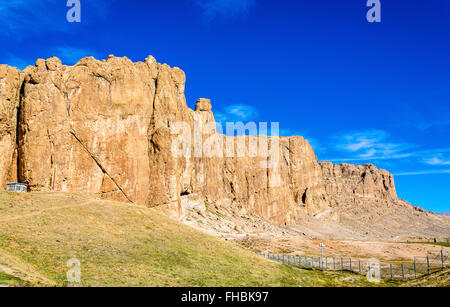 Blick auf Naqsh-e Rustam Nekropole im Iran Stockfoto