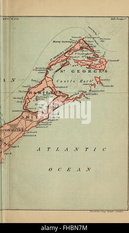 Der Pocket-Guide zu den West Indies, Britisch-Guayana Britisch-Honduras, den Bermudas, die Spanisch-Main und den Panama-Kanal (1914) Stockfoto