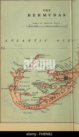 Der Pocket-Guide zu den West Indies, Britisch-Guayana Britisch-Honduras, den Bermudas, die Spanisch-Main und den Panama-Kanal (1914) Stockfoto