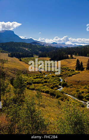 BRISTOL Kopf steigt auf 12713 Füße in den SAN JUAN MOUNTAINS im südlichen COLORADO Stockfoto