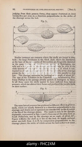 Die vierteljährlich erscheinende Zeitschrift der Geological Society of London Stockfoto