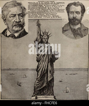 Christian Herald and Signs of Our Times, veröffentlicht 1886, in dem religiöse und gesellschaftliche Fragen der Zeit diskutiert werden Stockfoto