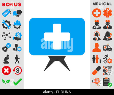 Gesundheitswesen-Präsentation-Symbol Stockfoto