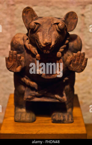 ZAPOTEKEN Zahlen aus Gräbern in der kulturellen MUSEUM von OAXACA oder Museo de Las Culturas de Oaxaca - Mexiko Stockfoto