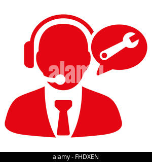 Dienst-Manager Symbol "Nachricht" Stockfoto