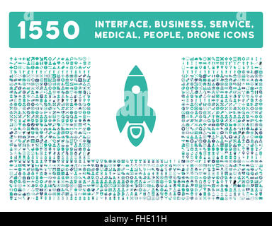 Schnittstelle, Geschäft, Werkzeuge, Menschen, Medizin, vergibt Vektor-Icons Stockfoto