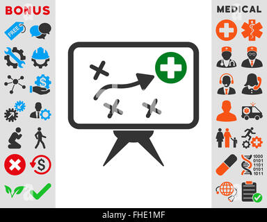Gesundheit-Strategie-Symbol Stockfoto