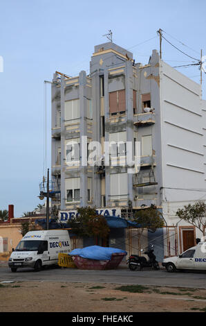 Wiederaufbau modernistisches Haus in Valencia, Spanien Stockfoto