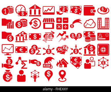 Business Icon-Set Stockfoto