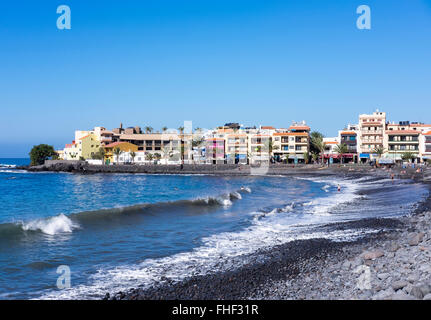 Strand in La Playa, Valle Gran Rey, La Gomera, Kanarische Inseln, Spanien Stockfoto
