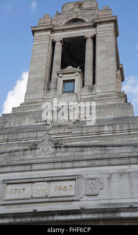 Freemasons Hall, Great Queen Street, London. Gegründet im Jahre 1717 und die älteste Grand Lodge der Freimaurer in der Welt. Stockfoto