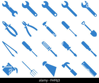 Geräte und Werkzeuge Symbole Stockfoto