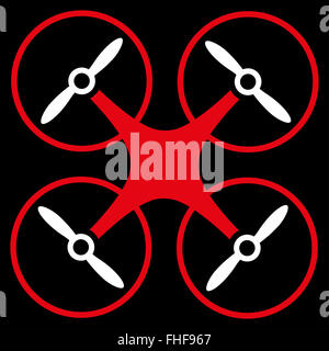 Nanocopter Flat-Symbol Stockfoto