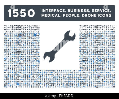 Schnittstelle, Geschäft, Werkzeuge, Menschen, Medizin, vergibt Vektor-Icons Stockfoto