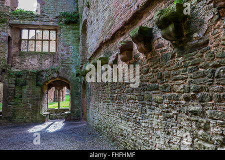 Ludlow Castle, Ludlow, Shropshire, England, Vereinigtes Königreich Stockfoto
