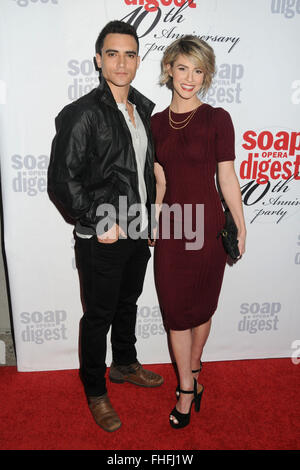 Hollywood, CA, USA. 24. Februar 2016. Linsey Godfrey. Soap Opera Digest 40. Jubiläums-Veranstaltung anläßlich der Argyle Hollywood. Bildnachweis: Byron Purvis/AdMedia Credit: Byron Purvis/AdMedia/ZUMA Draht/Alamy Live-Nachrichten Stockfoto