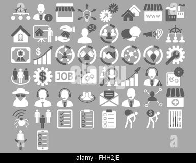 Business Icon-Set Stockfoto