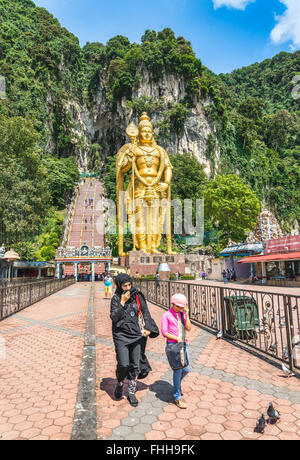 Tourismus in Batu Cave in Malaysia Stockfoto