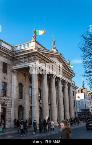 Außenseite des The General Post Office-GPO in Dublin, Irland das Hauptquartier der irischen Post, Post Stockfoto