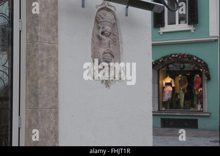 Kitzbühel Stadtzentrum entfernt. Österreich. Europa Stockfoto