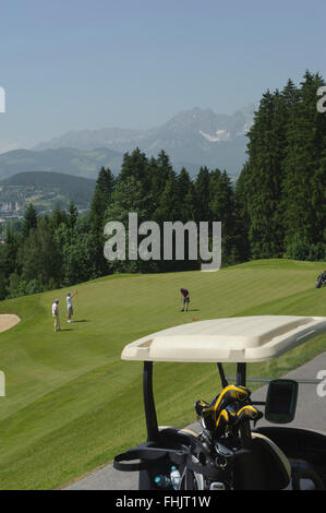 Grand Tirolia Golf Resort. Kitzbühel. Österreich. Europa Stockfoto