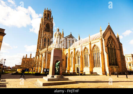 Boston stump St Botolph Kirche Wormgate Boston Stadt Lincolnshire England GB UK EU Europa Stockfoto