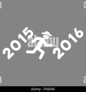 Bis 2016 Jahr Symbol Stockfoto