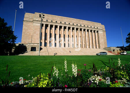 Parlament, Helsinki, Finnland Stockfoto