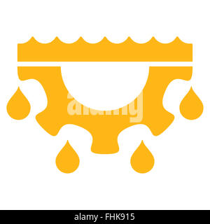 Wasser-Service-Symbol Stockfoto