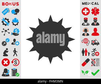 Bakterium-Symbol Stockfoto