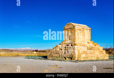 Grabmal von Kyros dem großen in Pasargadae, Iran Stockfoto