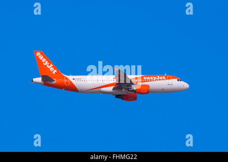 EasyJet-Flugzeuge Airbus Stockfoto