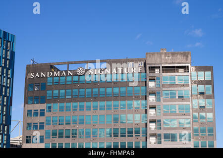 Das Sandman Signature Hotel in Newcastle Upon Tyne, Nord-Ost-England, UK Stockfoto
