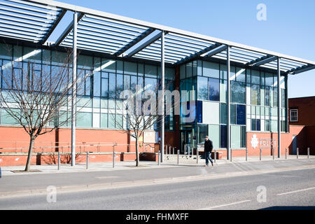 Newark-On-Trent, Nottinghamshire, UK. Polizei-Station. Stockfoto