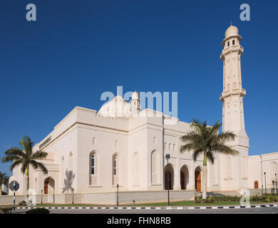 Die Sultan Qaboos Grand Mosque in Salalah, Oman Region Dhofar. Stockfoto