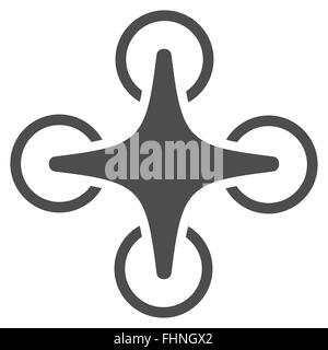 Nanocopter Flat-Symbol Stockfoto