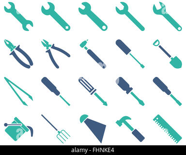 Geräte und Werkzeuge Symbole Stockfoto