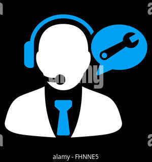 Dienst-Manager Symbol "Nachricht" Stockfoto