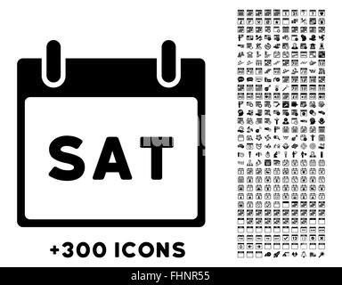 Samstag-flach-Symbol Stockfoto
