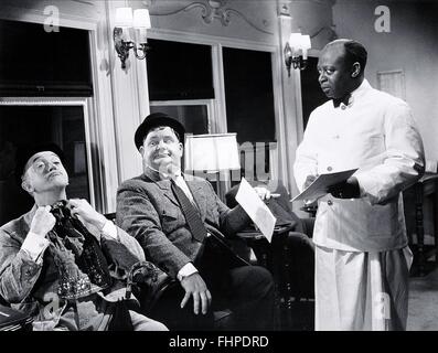 WILLIE BEST, Stan Laurel, Oliver Hardy, A-HAUNTING WIR GEHEN, 1942 Stockfoto