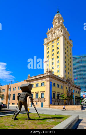 Turm des Schnees am Freedom Tower Miami Florida FL Museum für zeitgenössische Kunst Stockfoto