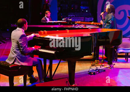 Geri Allen und Errol Garner Projekt führen Sie auf dem Monterey Jazz Festival - California Stockfoto