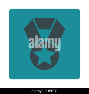 Champion Medaille Symbol aus Award-Tasten-OverColor-Set Stockfoto