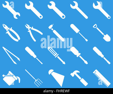 Geräte und Werkzeuge Symbole Stockfoto