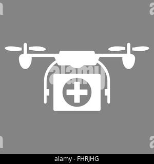 Medizinische Drone-Symbol Stockfoto