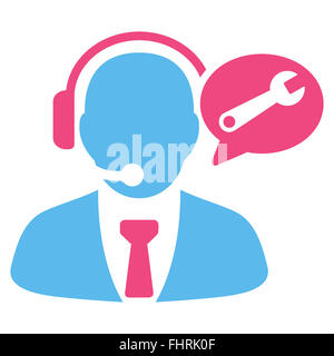 Dienst-Manager Symbol "Nachricht" Stockfoto