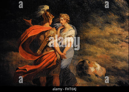 Thomas Jones (1742-1803). Englischer Maler. Landschaft mit Dido und Aeneas (Sturm), 1769. Detail. Die Eremitage. Sankt Petersburg. Russland. Stockfoto