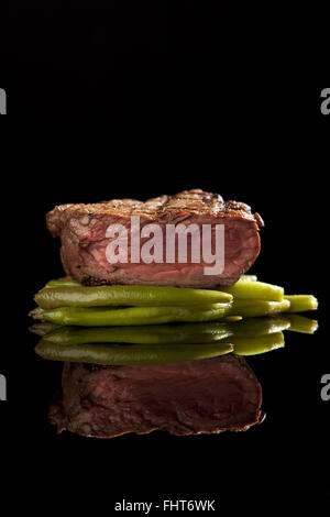 Beef Steak Medium rare Stockfoto