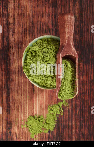 Grünen Nahrungsergänzungsmittel. Stockfoto